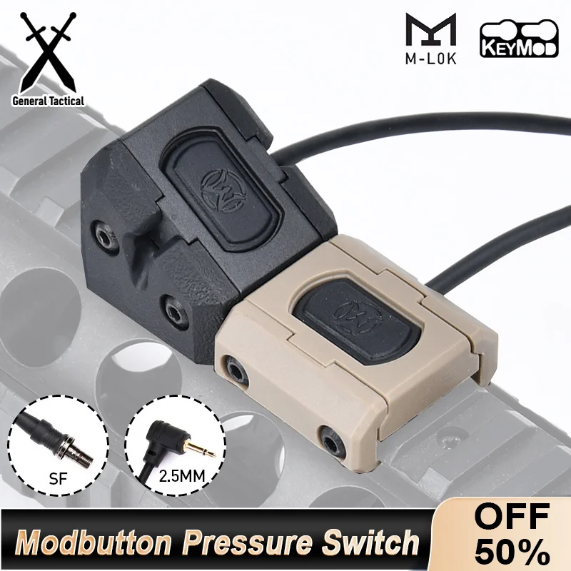 Modbutton interruptor presión remoto linterna táctica M300 M600 - imagen 4