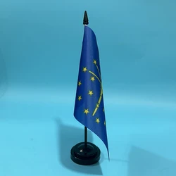 Bandera Indiana para escritorio de oficina en poliéster