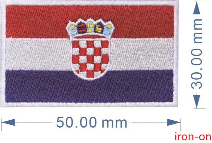 Parches termoadhesivos de banderas nacionales – Insignias bordadas - imagen 4