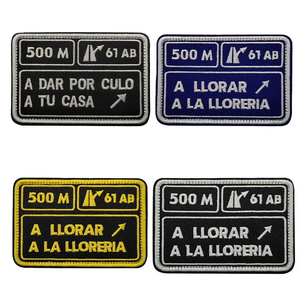 Parches Velcro bordados alfabeto español – Personalización táctica - imagen 4