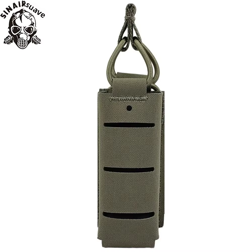 SINAIRSOFT Bolsa táctica MOLLE LSR airsoft con linterna y cargadores