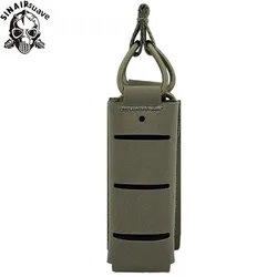 SINAIRSOFT Bolsa táctica MOLLE LSR airsoft con linterna y cargadores