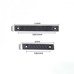 WADSN Guardamanos táctico metal M-LOK antideslizante