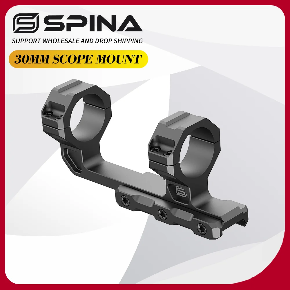 Montura óptica SPINA 30mm Picatinny fija con tornillos, alta resistencia a vibraciones - imagen 5