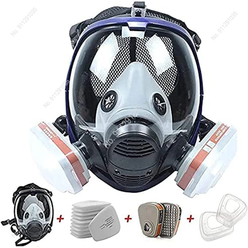 Máscara de gas 6800 con filtro de protección industrial