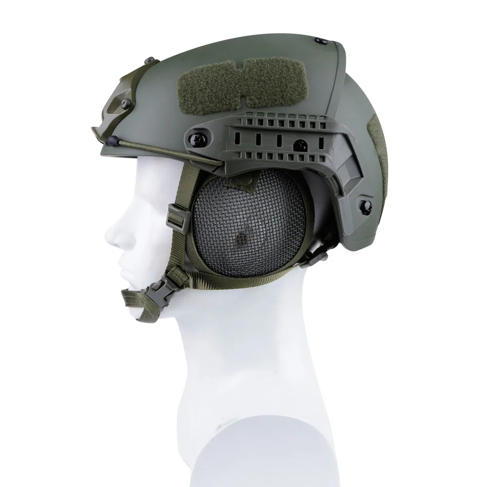 Orejera táctica de malla de acero – Protección auditiva Airsoft