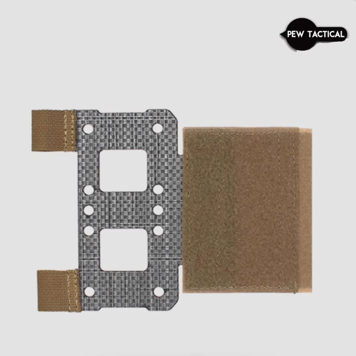 PEW Tactical panel pecho MOLLE de expansión lateral soporte cuchillos T