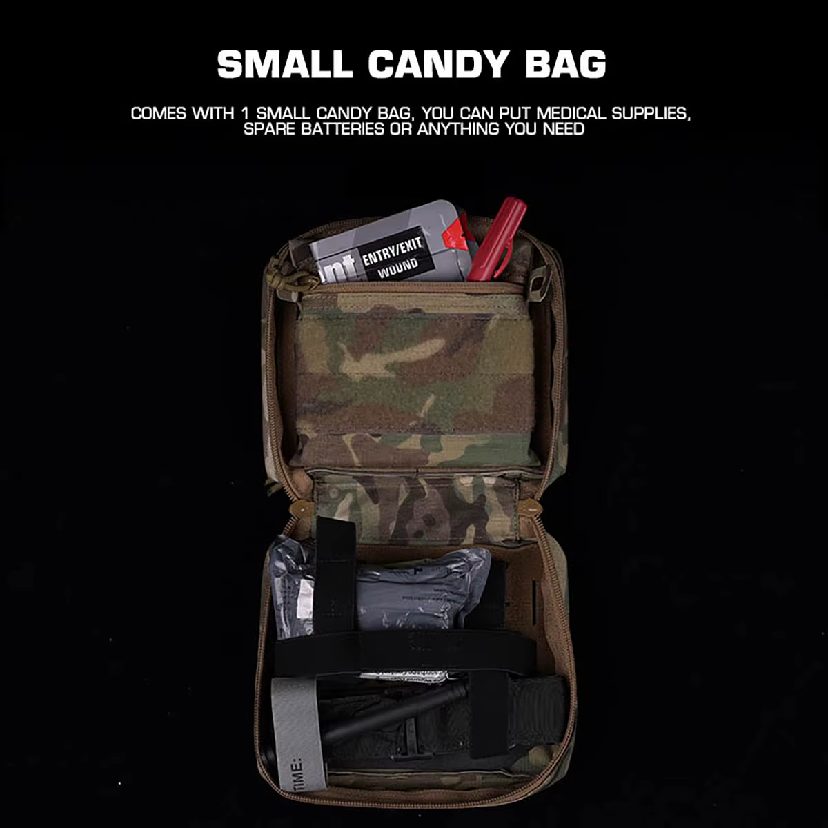Bolsa IFAK POSEIDON DEFENSE Attacker MOLLE modular primeros auxilios