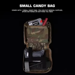 Bolsa IFAK POSEIDON DEFENSE Attacker MOLLE modular primeros auxilios