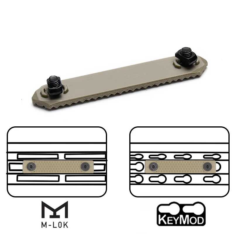 Cubierta táctica de riel modular MRC para Keymod, nailon 3D - imagen 5