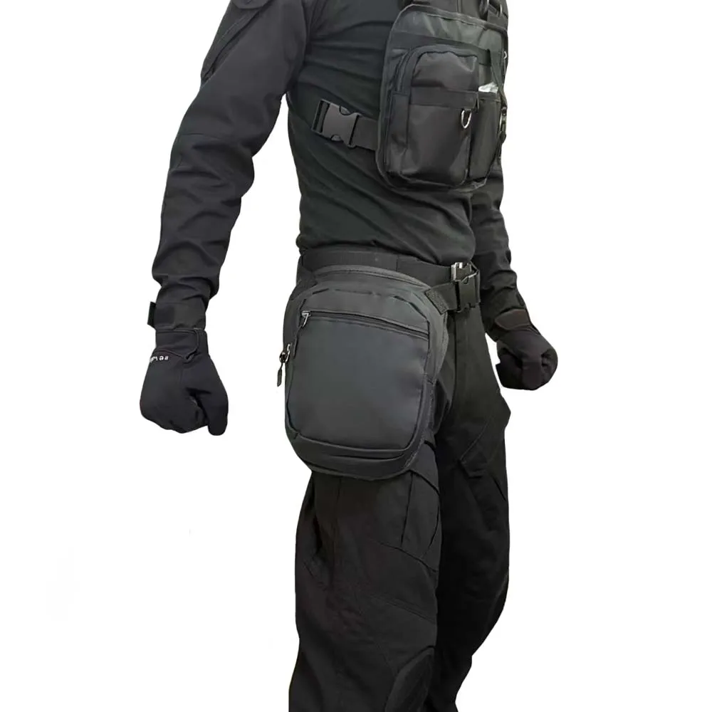 Adventure Enthus Riñonera táctica impermeable – Bolsa de pierna outdoor - imagen 3