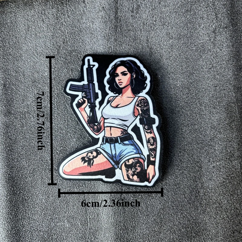 Parche táctico moral con gancho y bucle para ropa y equipamiento - imagen 2