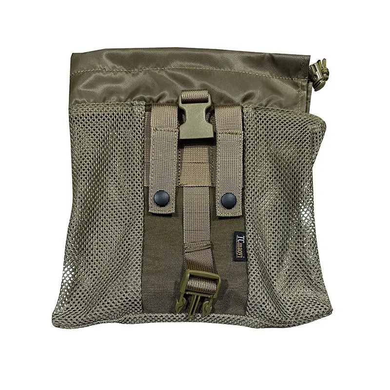 Bolsa de red plegable con cordón