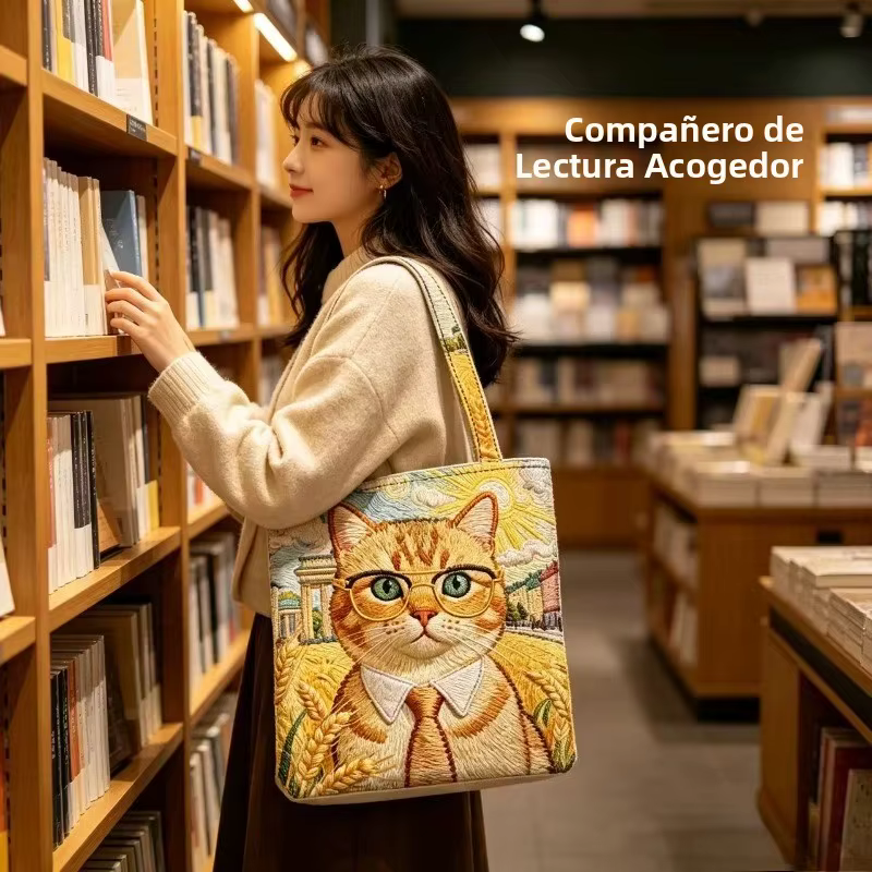 Bolso tote de gran capacidad para estudiantes y compras - imagen 5