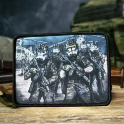 Parche morale Clone Trooper militar con gancho – Chevron táctico