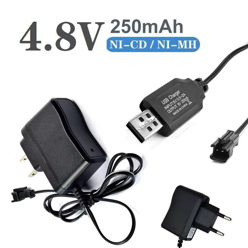 Batería Ni‑MH 4.8 V con conector T – Recargable para coches - imagen 4