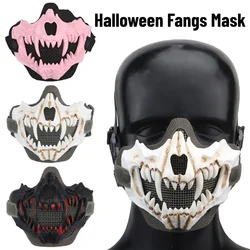 Máscara táctica calavera media cara para Airsoft y Paintball