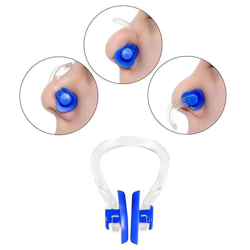 Pinza nasal silicona suave para natación y buceo - imagen 5