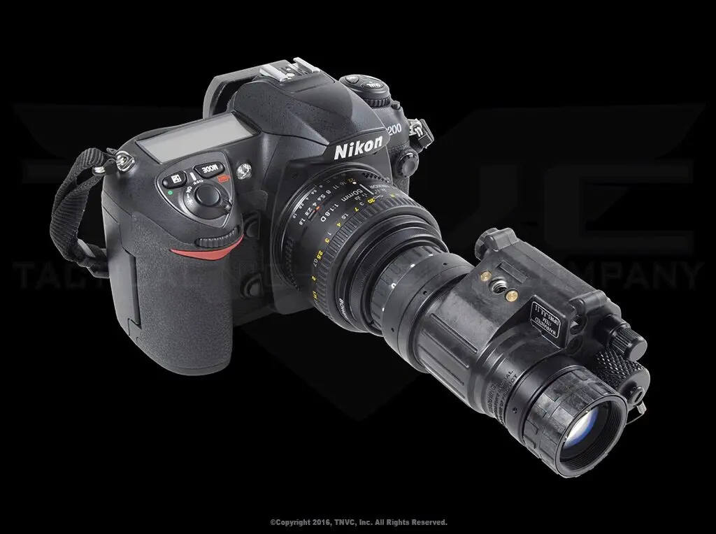 Visión nocturna táctica anillo adaptador cámara DSLR para grabación