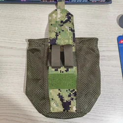 Bolsa táctica plegable de malla AOR2 para almacenaje