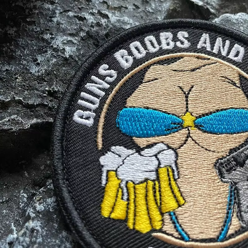 Parche táctico bordado 3 diseños – sistema velcro para uniforme - imagen 2