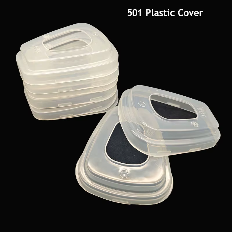 Respirador 3M 6200 máscara facial con filtros antipolvo - imagen 4