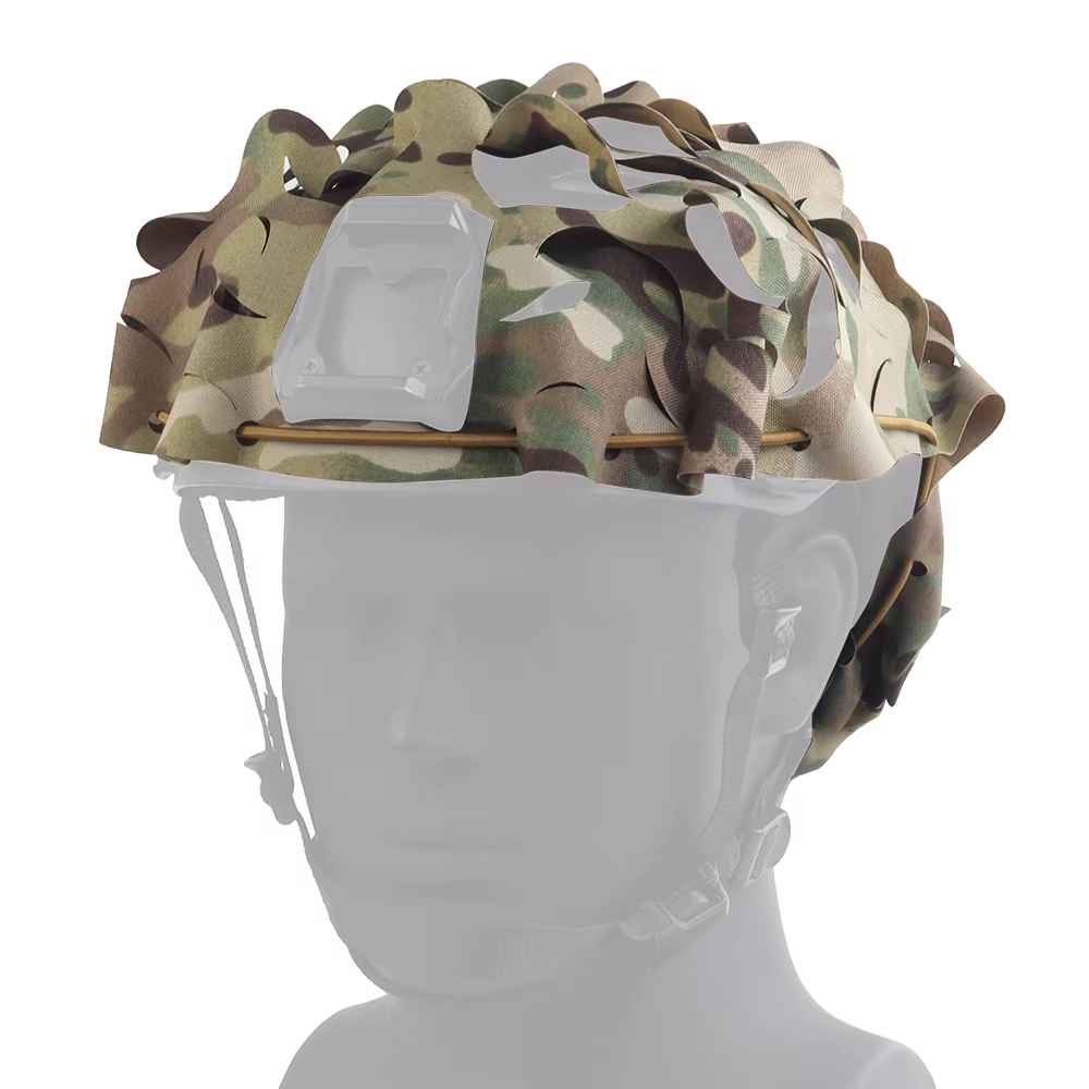 Funda de casco 3D láser recortada, camuflaje hoja para airsoft - imagen 3