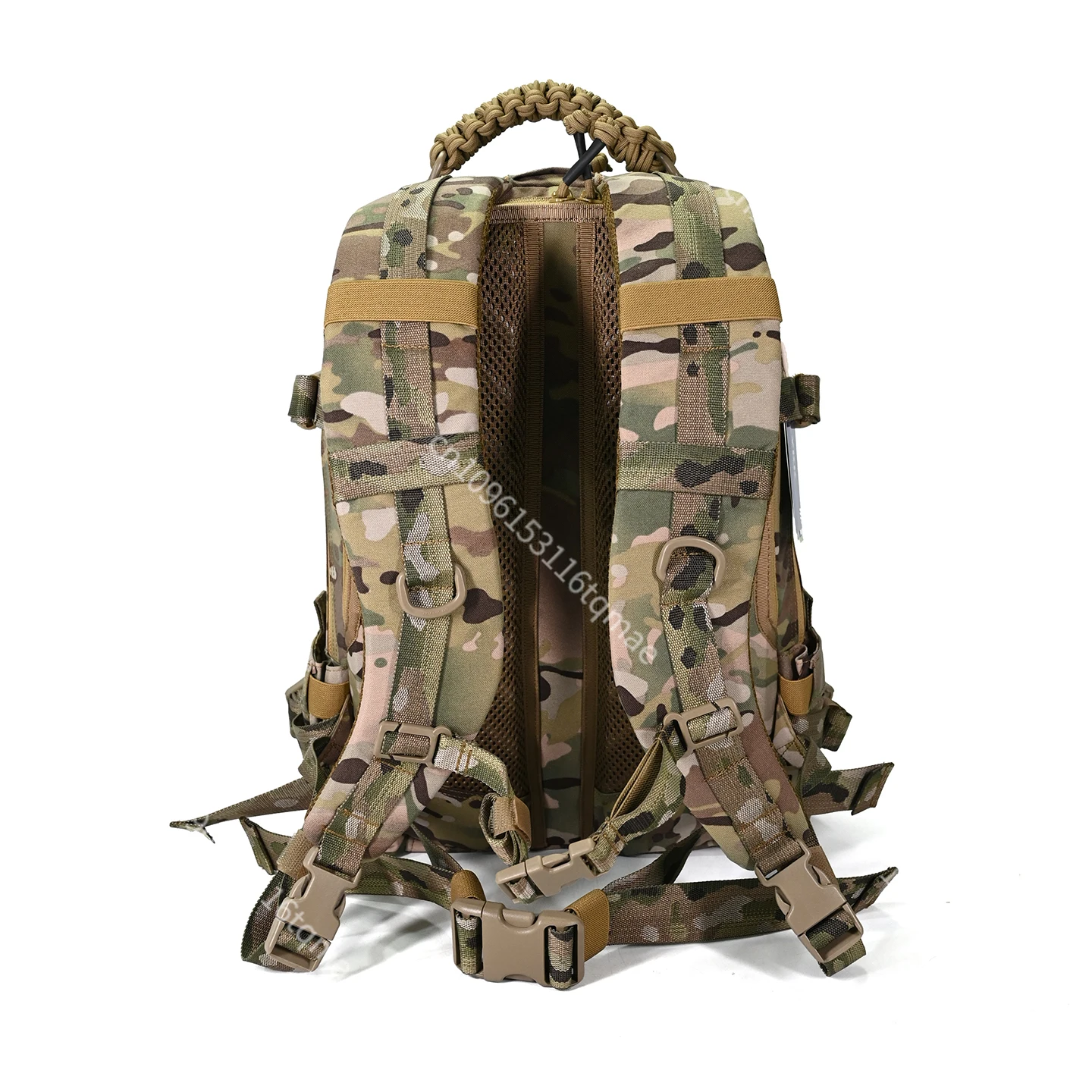 Mochila táctica MOLLE de nailon 500D con corte láser para EDC