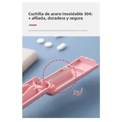 Dispensador de pastillas multifunción con caja y cortador doméstico
