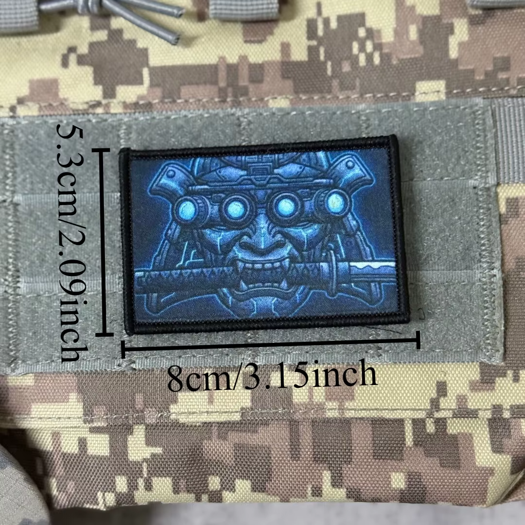 Morale Ronin Warrior Parche táctico con velcro para ropa - imagen 3