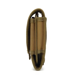 Funda táctica MOLLE doble capa para móvil universal en cinturón