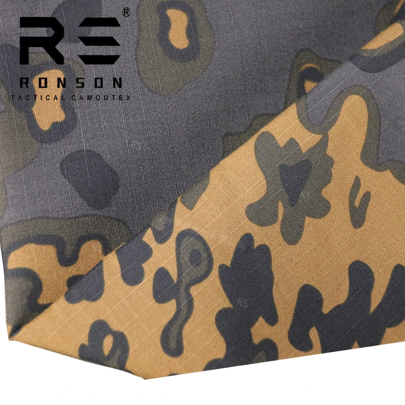 Tela táctica Ripstop nailon-algodón hoja de roble, en stock - imagen 3