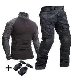 Uniforme combate táctico camuflaje – Chaqueta y pantalón protección