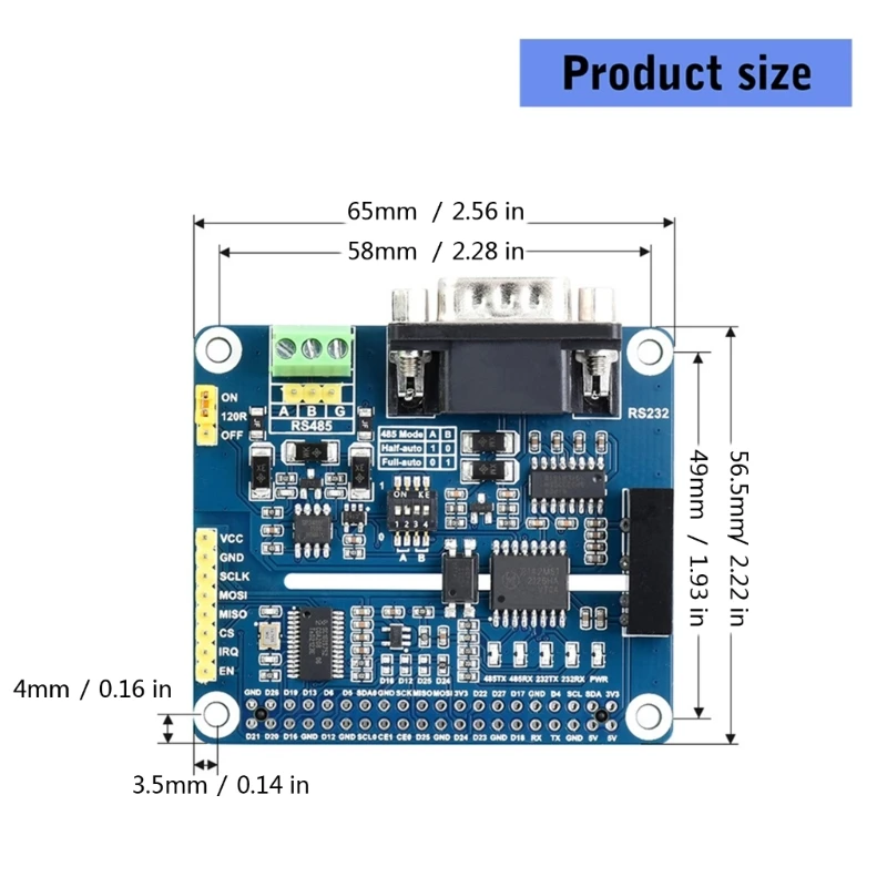 Placa de expansión puerto serie industrial para comunicación automática - imagen 5