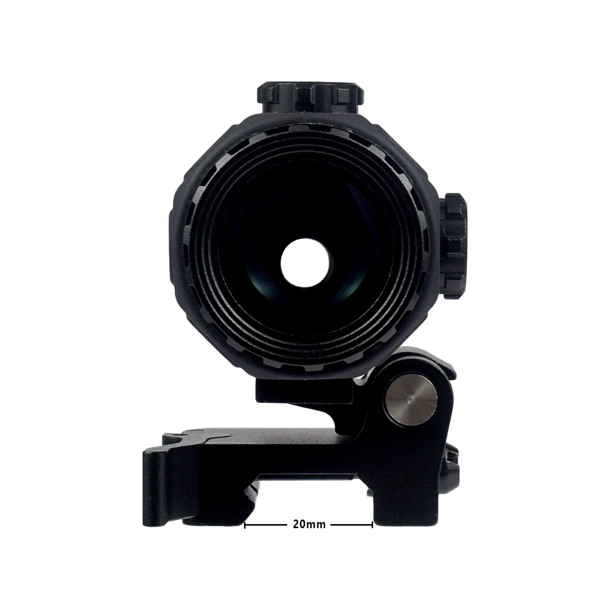 Magnificador táctico 3x/5x con montura QD para riel de 20 mm - imagen 4