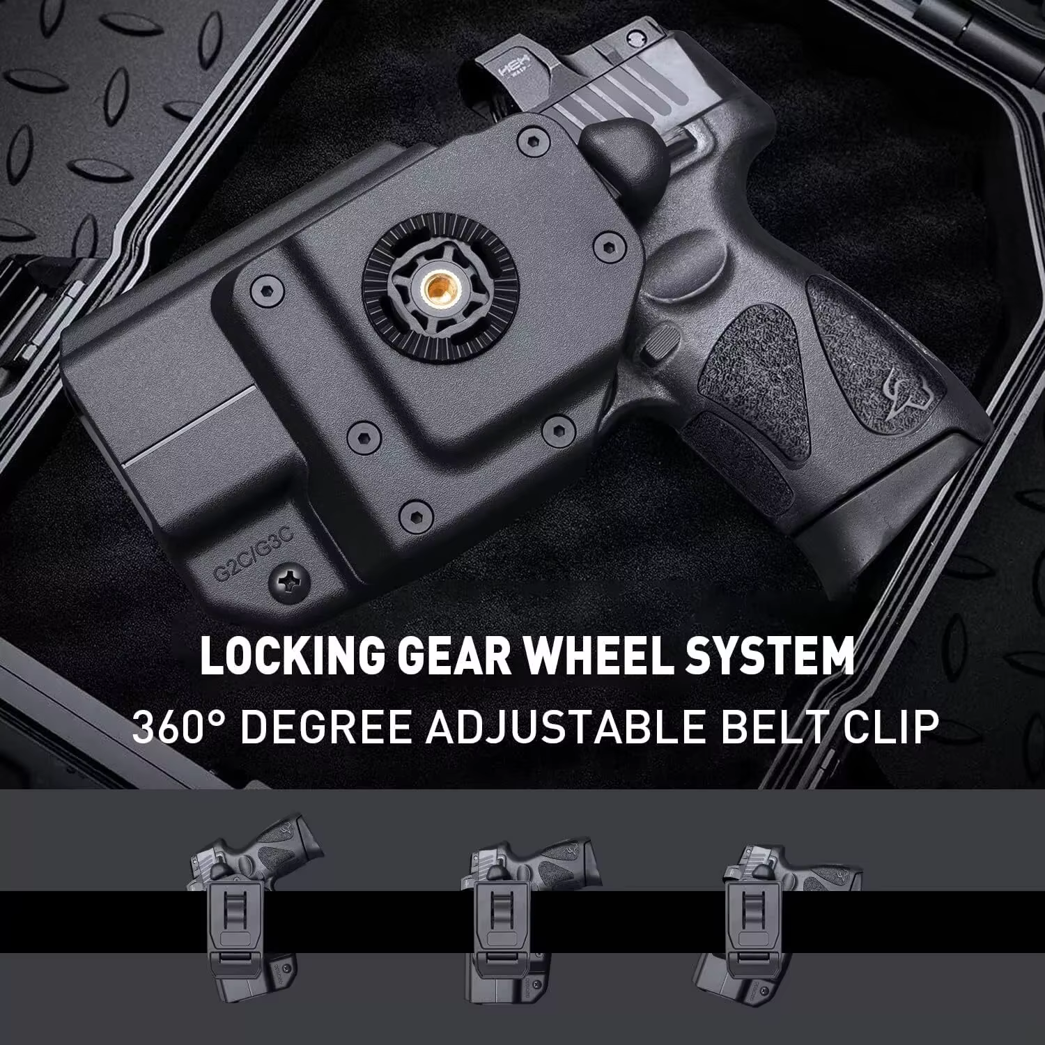 Funda OWB Taurus G2C/G3C PT111 G2/PT140 liberación de pulgar - imagen 4