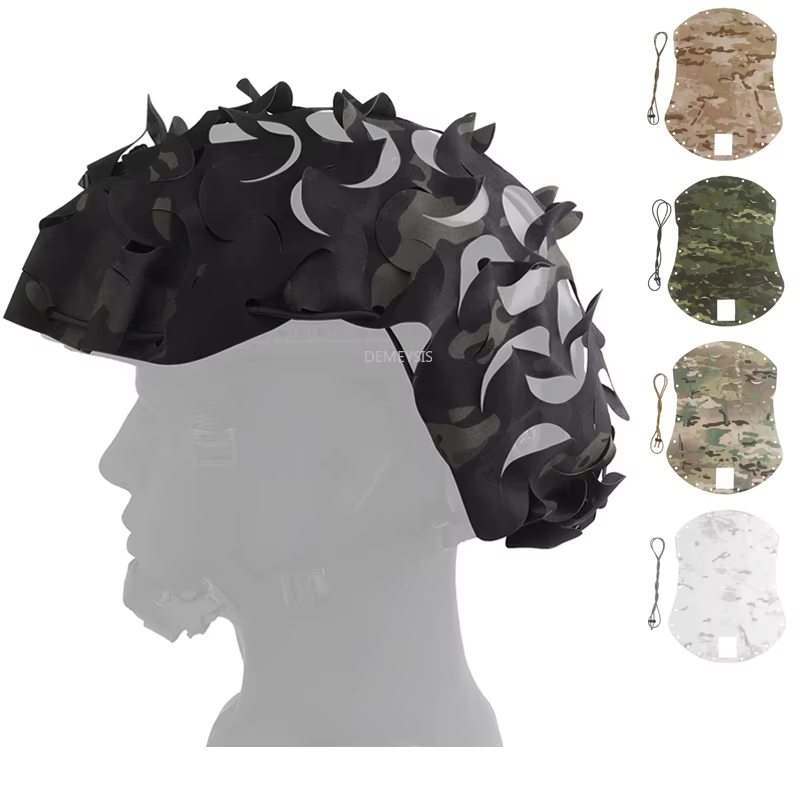 FAST PJ cascos tácticos: cubierta camuflaje ligera de corte láser