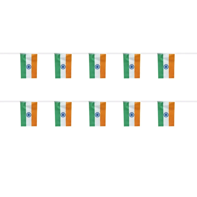 SKY Banderines India – 20 banderines decorativos para fiestas y vacaciones 14x21cm - imagen 4