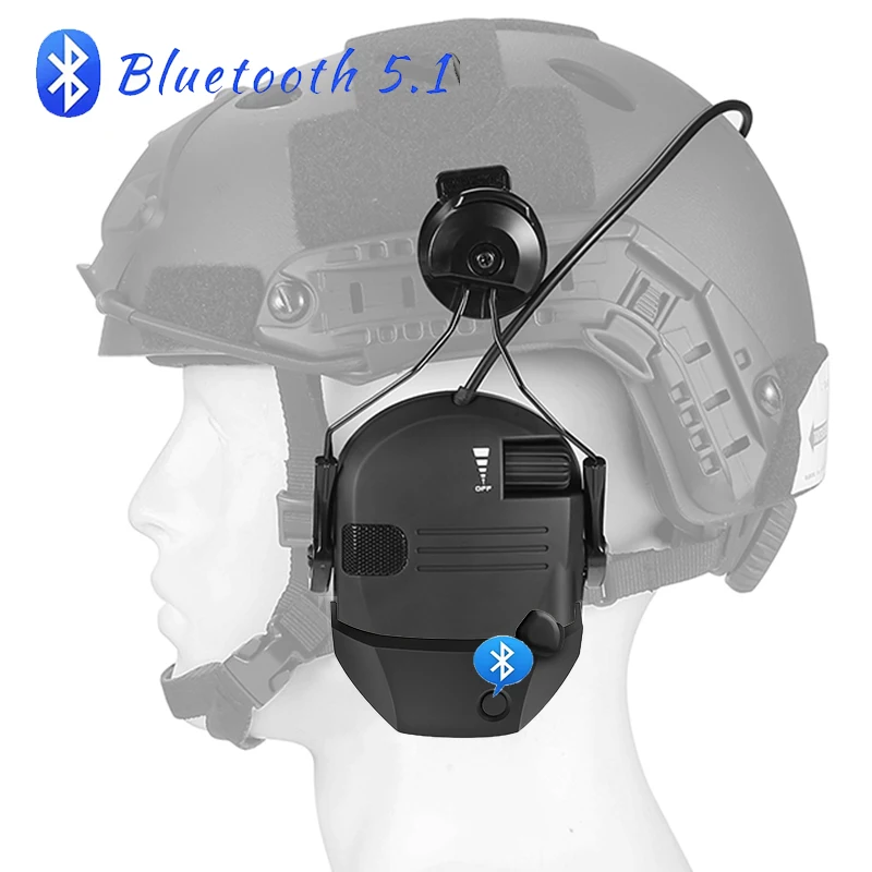 Auriculares tácticos Bluetooth 5.1 con protección auditiva 23dB NRR - imagen 2