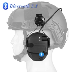 Auriculares tácticos Bluetooth 5.1 con protección auditiva 23dB NRR