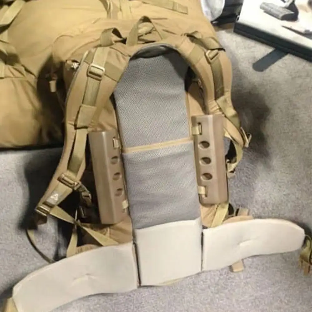 Mochila táctica 3D con suspensión y almohadillas BVS desmontables