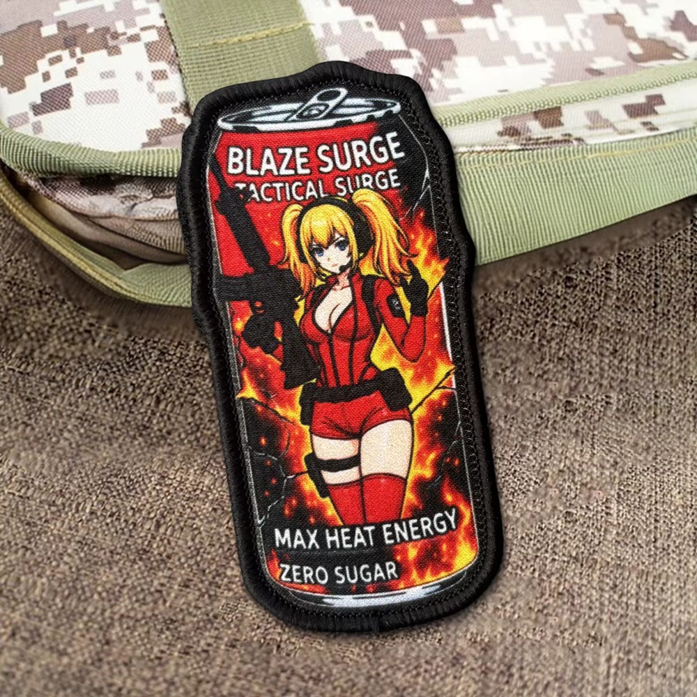 HK416 parche táctico gancho-bucle motivo anime – energía - imagen 4
