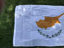 Bandera de Chipre 90x150 cm – Poliestelina tejida colgante