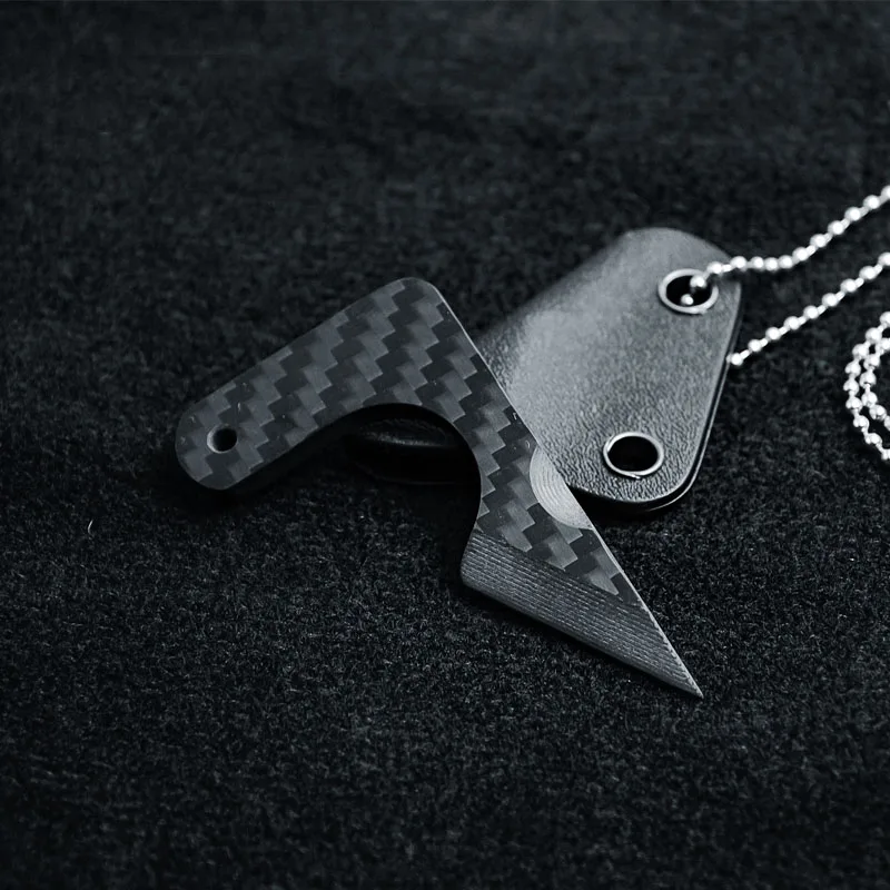 Collar autodefensa EDC fibra de carbono, herramienta portátil - imagen 5