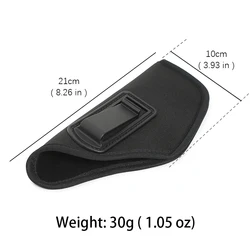 Funda IWB táctica de neopreno para portación oculta con cinturón