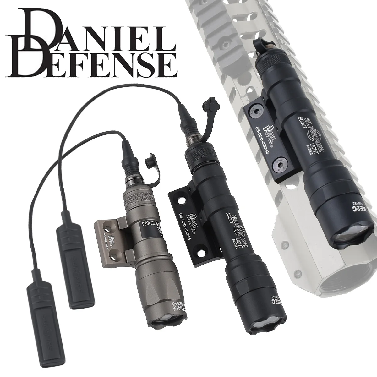 SureFire M300/M600 Linterna Táctica Airsoft con Montura Lateral - imagen 2