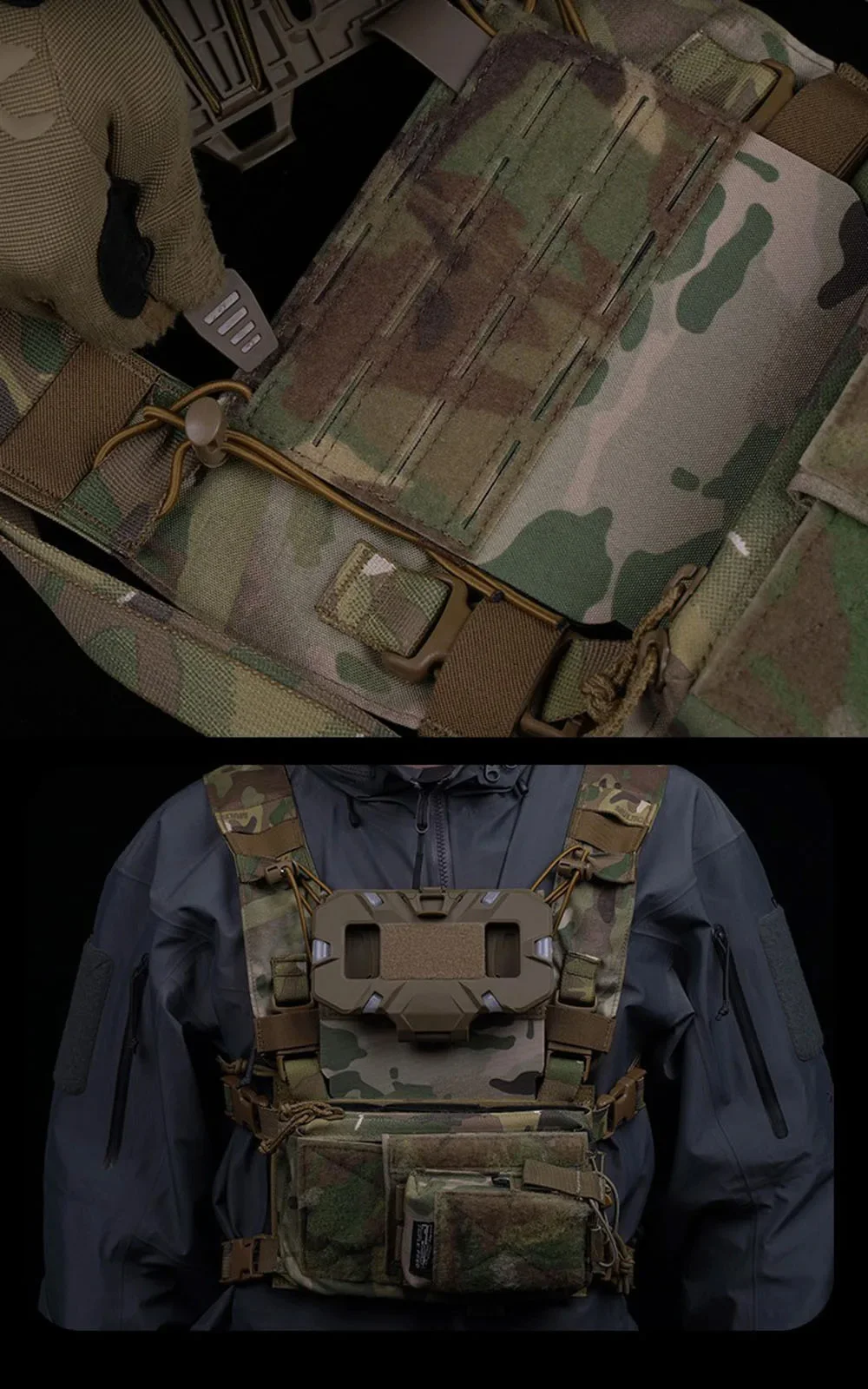 Chest Rig Mag Holder Attachment - Opciones de montaje