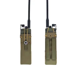 Porta radio táctico MOLLE para walkie talkie y herramientas