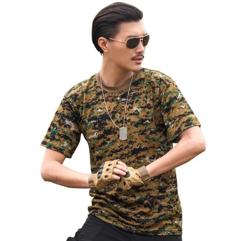 Camiseta táctica camuflaje caza manga corta hombre - imagen 3