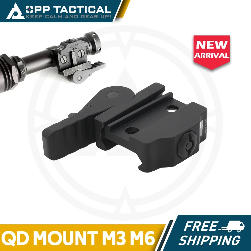 Base Quick Detach Picatinny para linterna táctica M300/M600 - imagen 5
